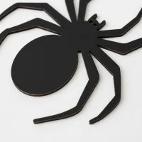 Black Spider Wall Decor – Halloween Silhouette – Birch Plywood