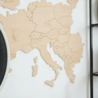 Wooden Map of Europe Wall Decor – Birch Plywood