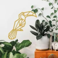 Multiplex wanddecoratie – Origami toekan