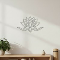 Yoga Lotus Flower Birch Plywood Wall Decor
