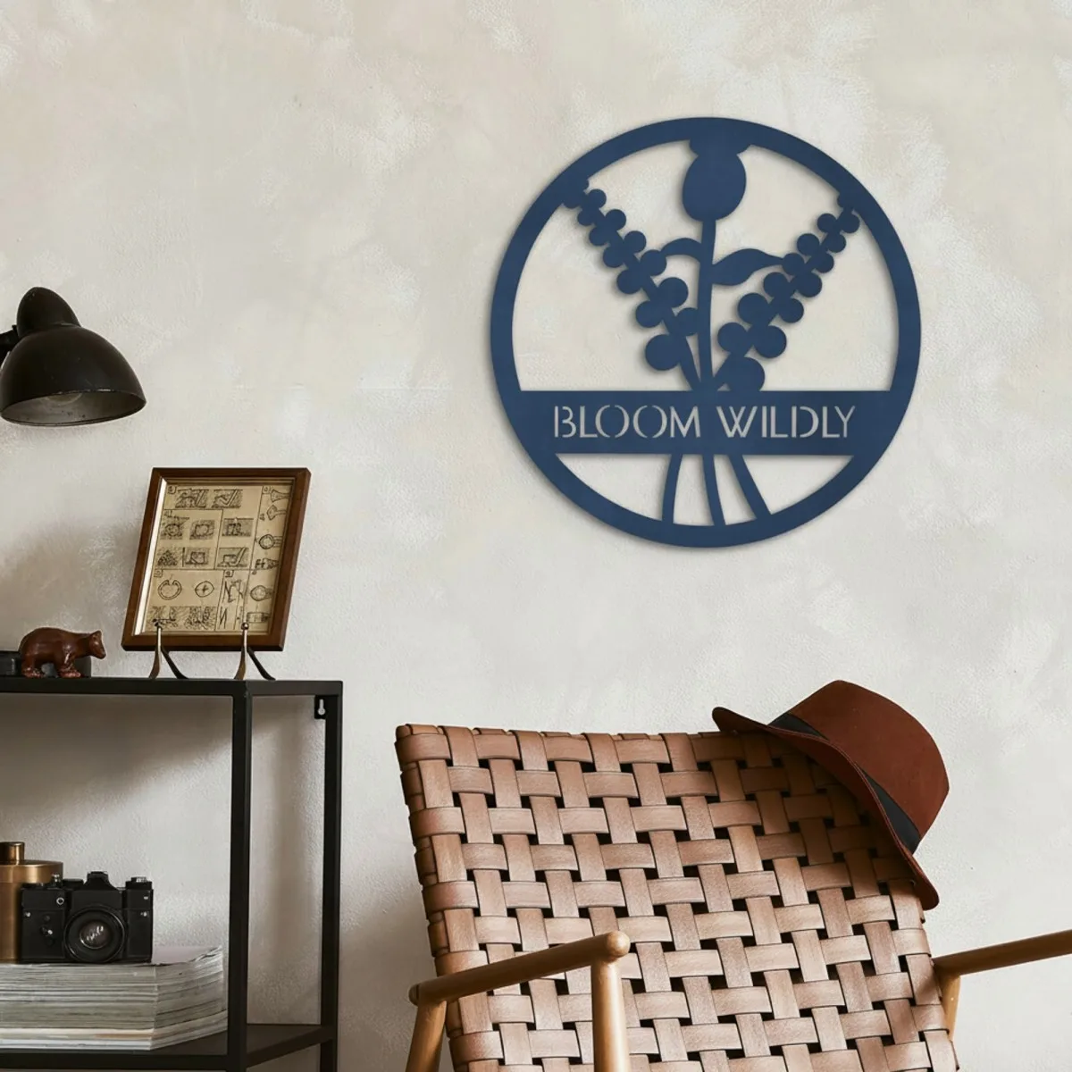 Round Birch Plywood Wall Decor - Bloom Wildly
