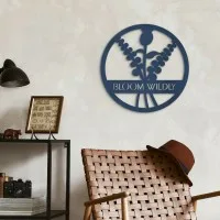 Round Birch Plywood Wall Decor - Bloom Wildly