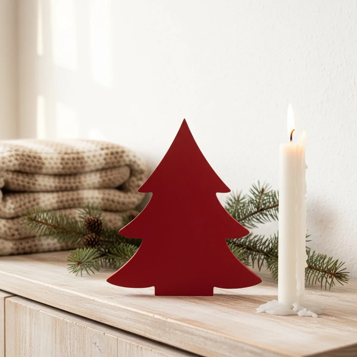Plywood Fir Tree Decoration
