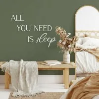 All You Need Is Sleep Wooden Wall Letters – Birch Plywood