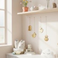 Easter Chicks in Birch Plywood (4 Pieces)