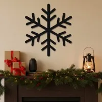 Classic Snowflake Wall Decor – Birch Plywood