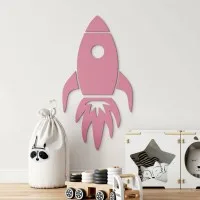 Birch Plywood Wall Decor - XXL Rocket