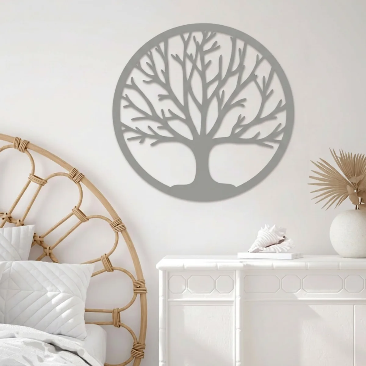 Tree of Life Wall Decor – Laser-Cut Birch Plywood, Ø 40 cm