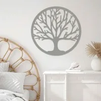 Tree of Life Wall Decor – Laser-Cut Birch Plywood, Ø 40 cm