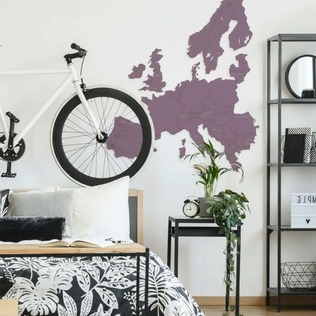 Wooden Map of Europe Wall Decor – Birch Plywood