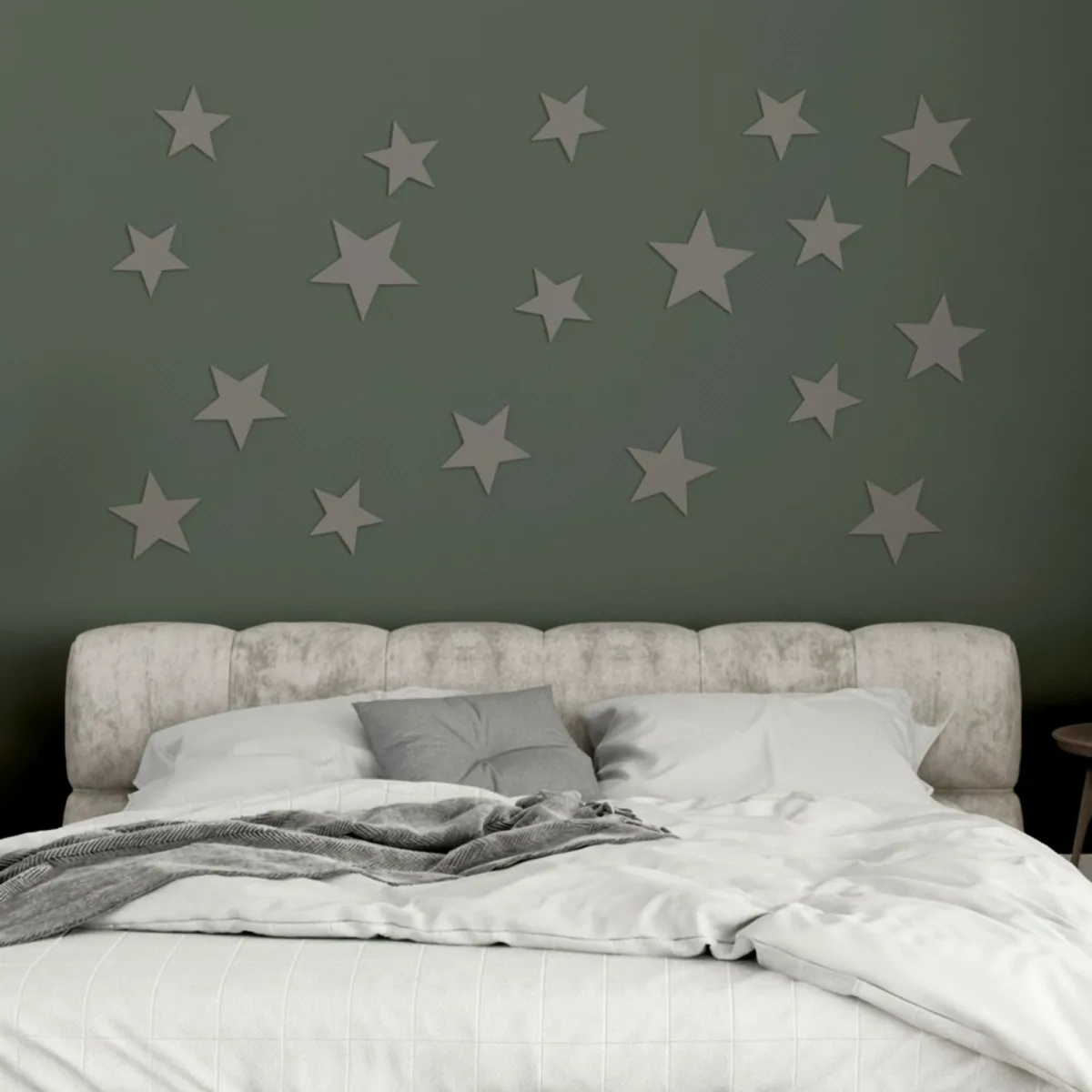 3D Décoration murale Set d'étoiles – Contreplaqué de bouleau pour chambre d'enfant | chambre