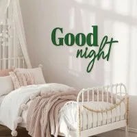 Wandletters Good Night – berken multiplex