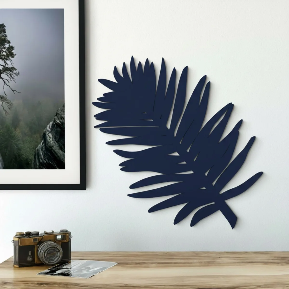 Birch Plywood Wall Decor - Palm Leaf