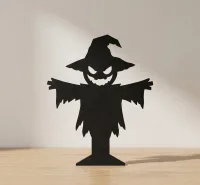 Halloween-Tischdekoration: Vogelscheuche