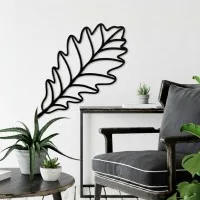 Birch plywood wall decoration - Oak leaf