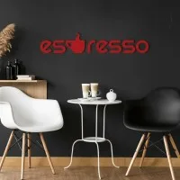 Plywood Wall Letters – Espresso