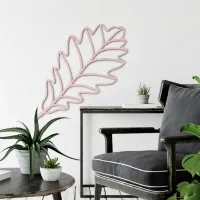 Birch plywood wall decoration - Oak leaf