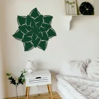 Mandala Flower 02 Wooden Wall Decor – Birch Plywood Cutout