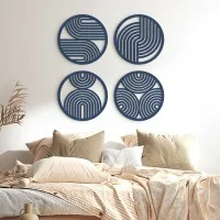 Boho Rainbows Plywood Wood Decoration