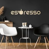 Plywood Wall Letters – Espresso