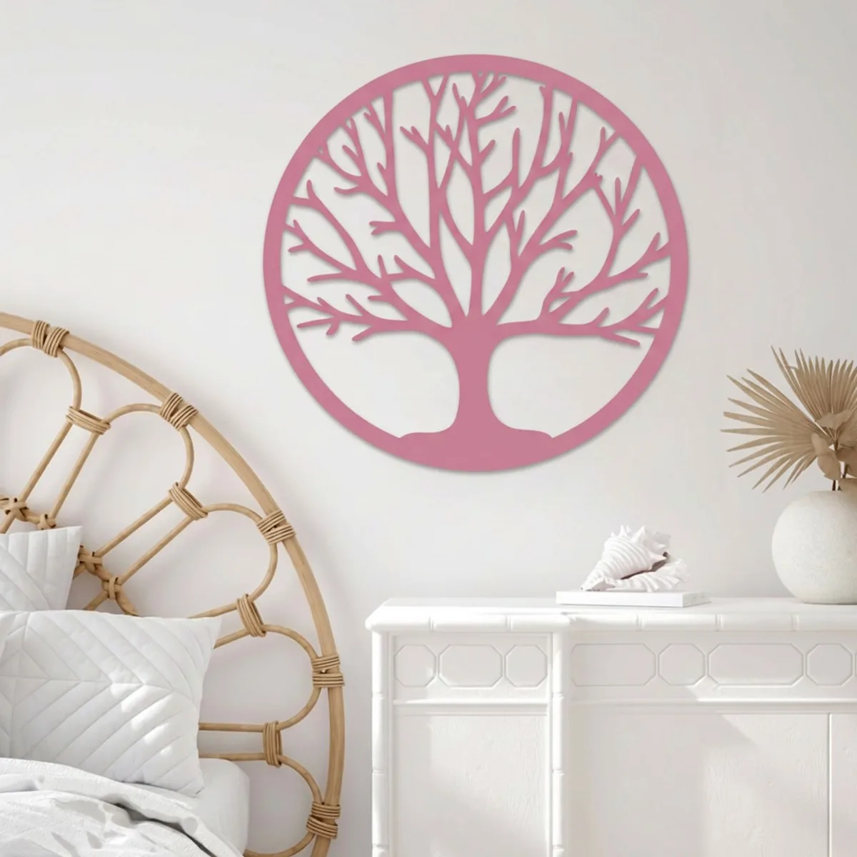 Tree of Life Wall Decor – Laser-Cut Birch Plywood, Ø 40 cm
