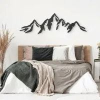 Décoration en contreplaqué - Montagne