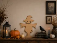 Halloween-Tischdekoration: Vogelscheuche