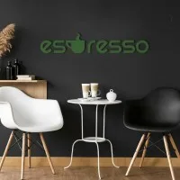 Plywood Wall Letters – Espresso
