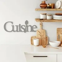 Cuisine Kitchen Sign – Birch Plywood Wall Decor