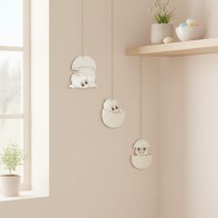 Easter Chicks in Birch Plywood (4 Pieces)