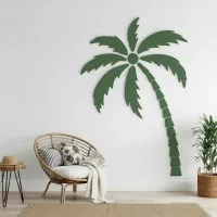 XXL Tropical Palm Tree Birch Plywood Wall Decoration