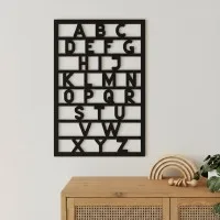 Birch Plywood Alphabet ABC – Nursery Wall Decor