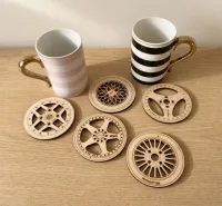 Car Rim Mug Coasters