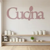 Cucina Kitchen Sign - Birch Plywood Wall Decor