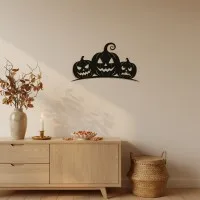 Halloween pompoen trio wanddecoratie – Drie silhouetten – Berk multiplex