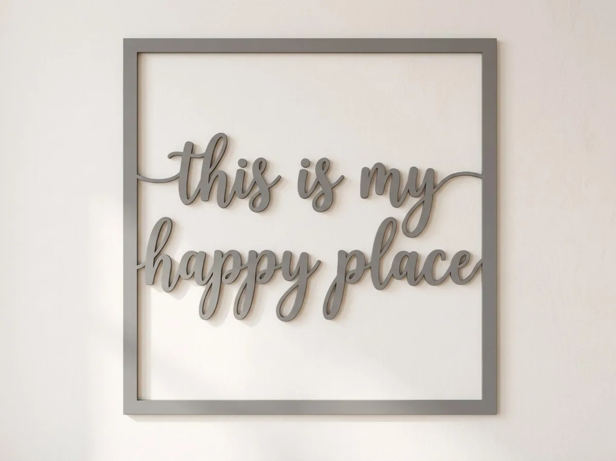 Décoration en contreplaqué this is my happy place