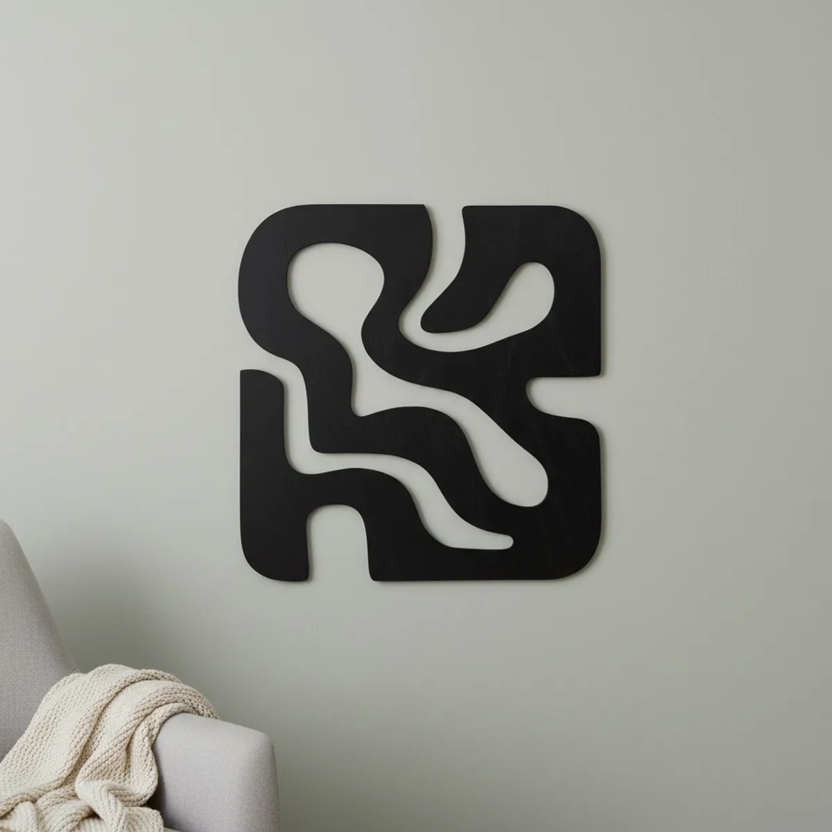 Abstract Rounded Square Wall Art