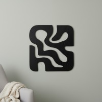 Abstract Rounded Square Wall Art