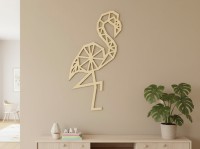 Multiplex decoratie – Origami flamingo