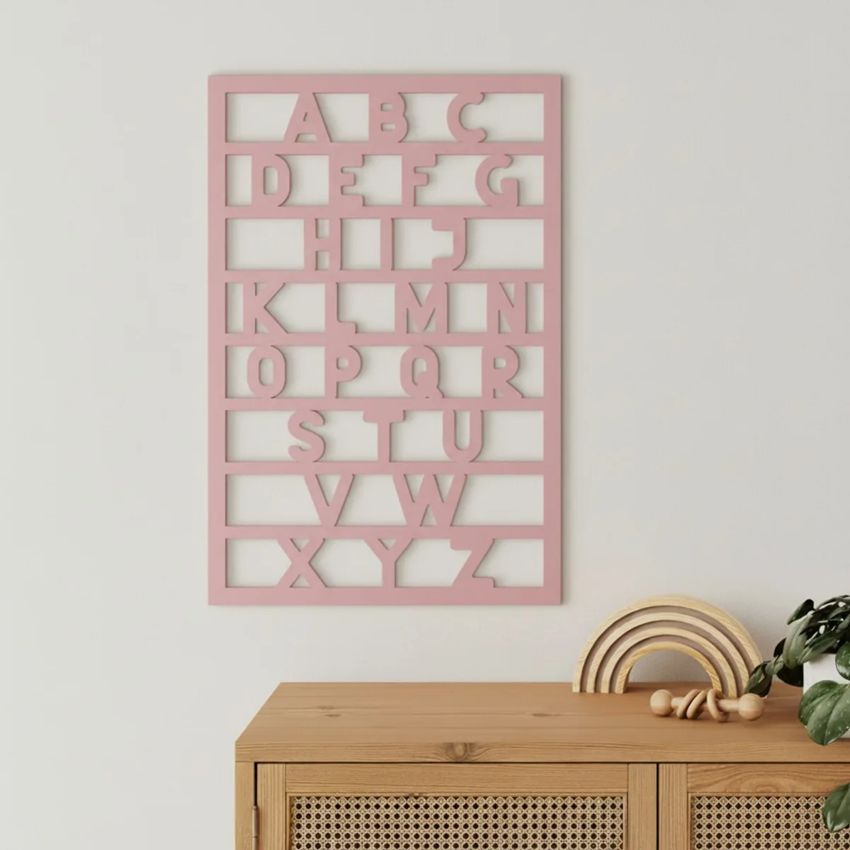 Birch Plywood Alphabet ABC – Nursery Wall Decor
