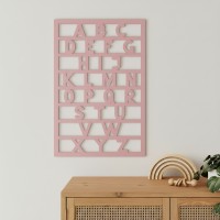 Birch Plywood Alphabet ABC – Nursery Wall Decor