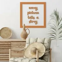 Every Picture Tells a Story – Laser-Cut Birch Plywood Wall Decor