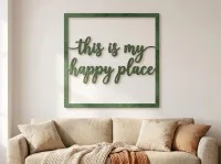 Décoration en contreplaqué this is my happy place