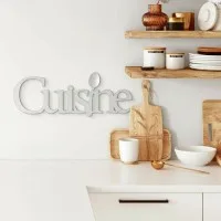 Cuisine Kitchen Sign – Birch Plywood Wall Decor