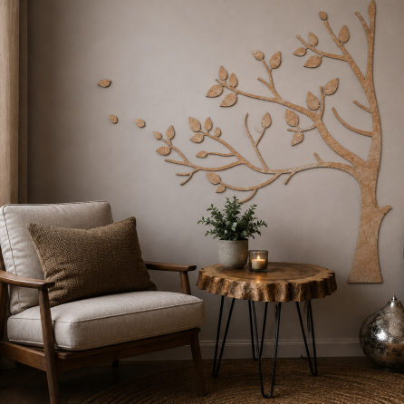 MDF Tree Wall Art Panel