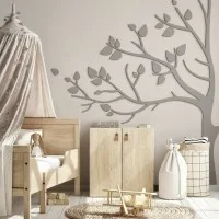 Arbre XXL mural, set de 84 pièces – Contreplaqué de bouleau