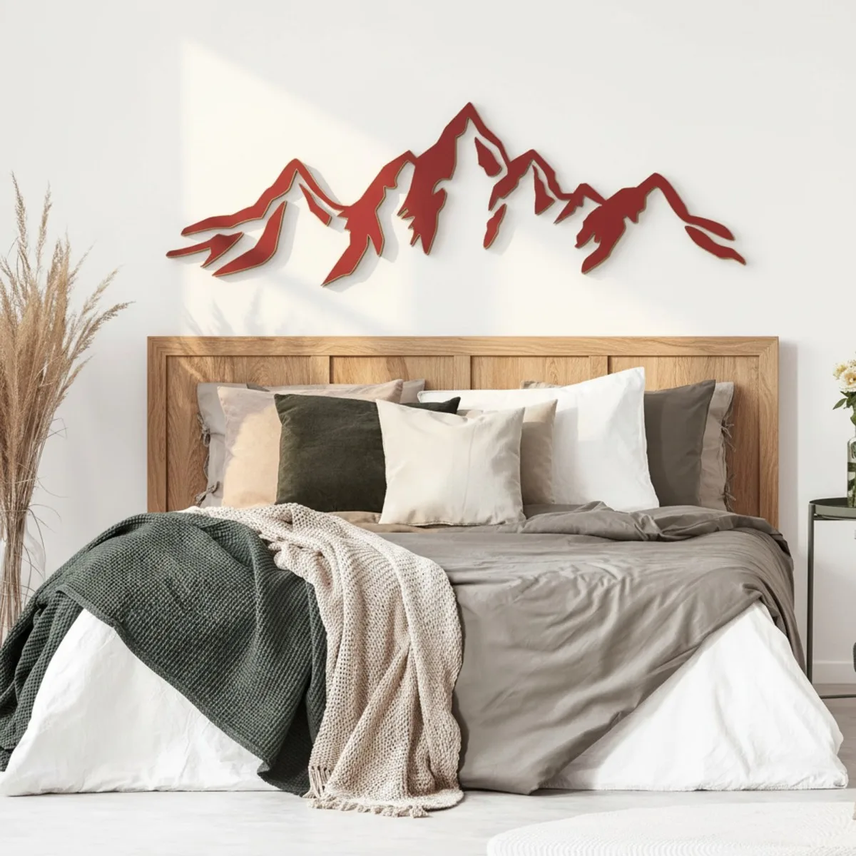 Décoration en contreplaqué - Montagne