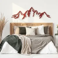 Décoration en contreplaqué - Montagne