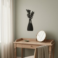 Multiplex houten decoratie: Boeket in een vaas