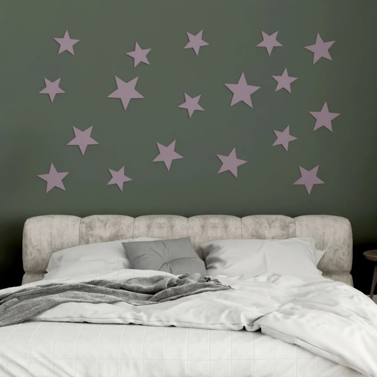 3D Décoration murale Set d'étoiles – Contreplaqué de bouleau pour chambre d'enfant | chambre